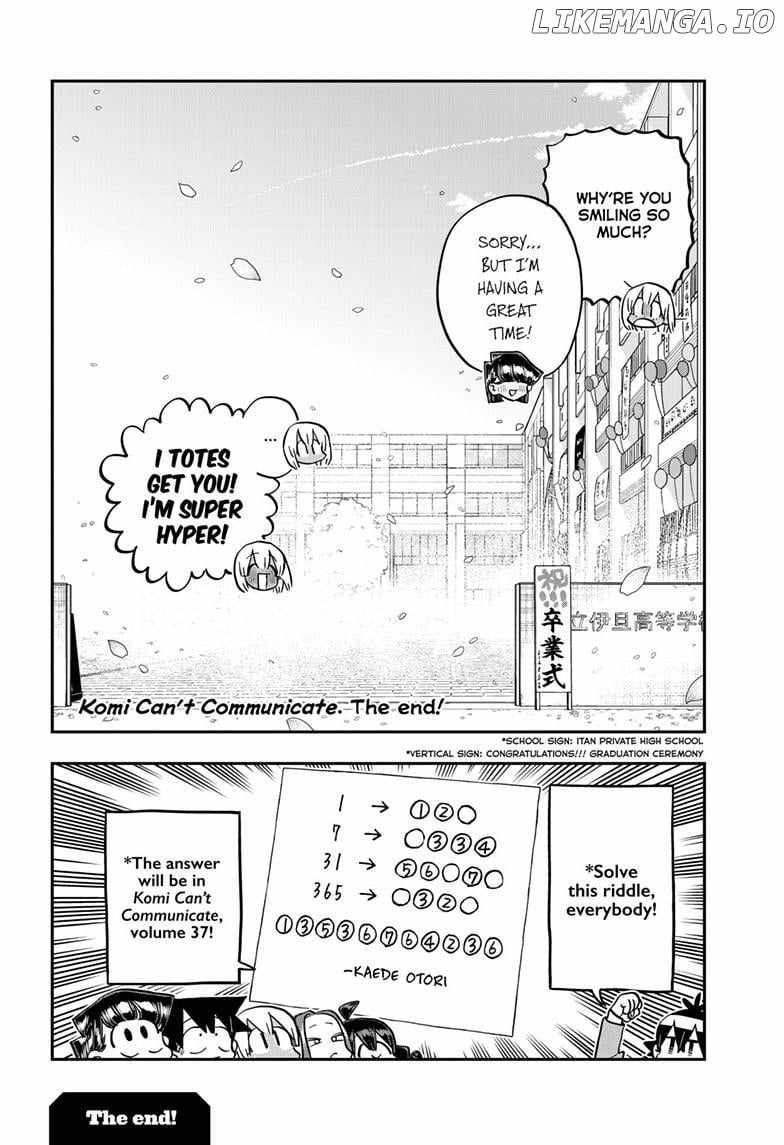 Komi-san wa Komyushou Desu Chapter 499 21